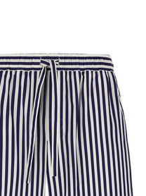 Dolce &amp; Gabbana Striped Bermuda Shorts Blue