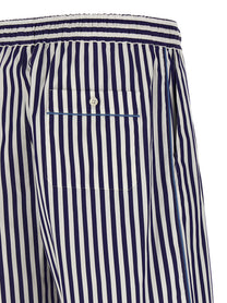 Dolce &amp; Gabbana Striped Bermuda Shorts Blue