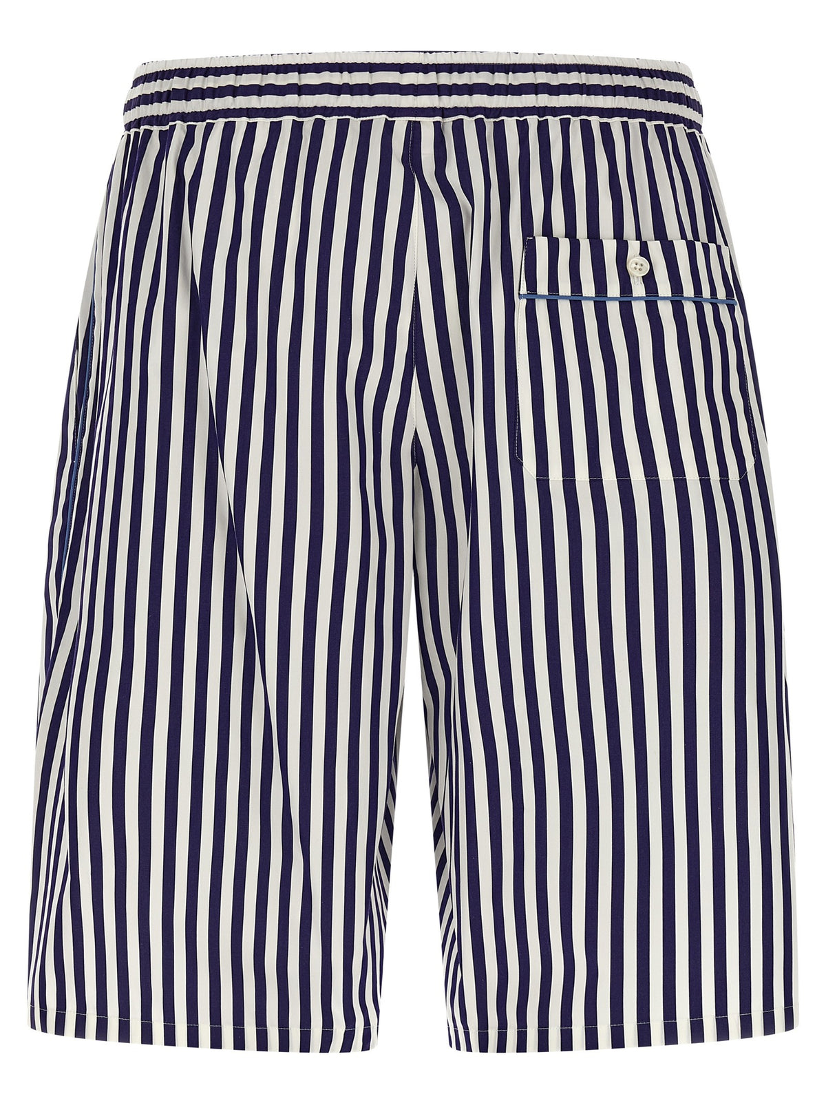 Dolce &amp; Gabbana Striped Bermuda Shorts Blue