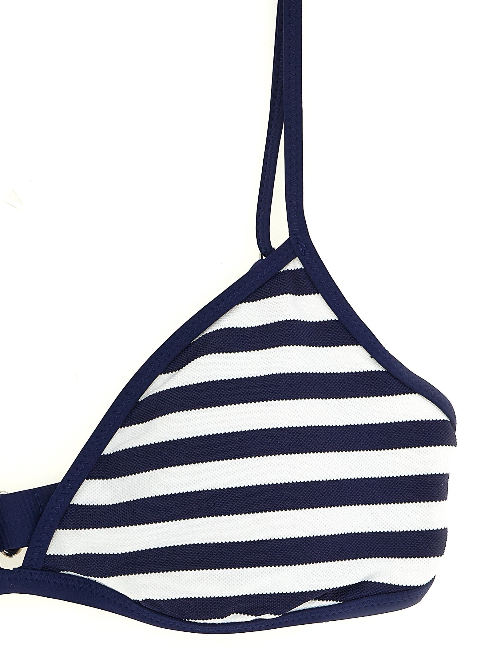 Polo Ralph Lauren Striped Bikini Top Blue