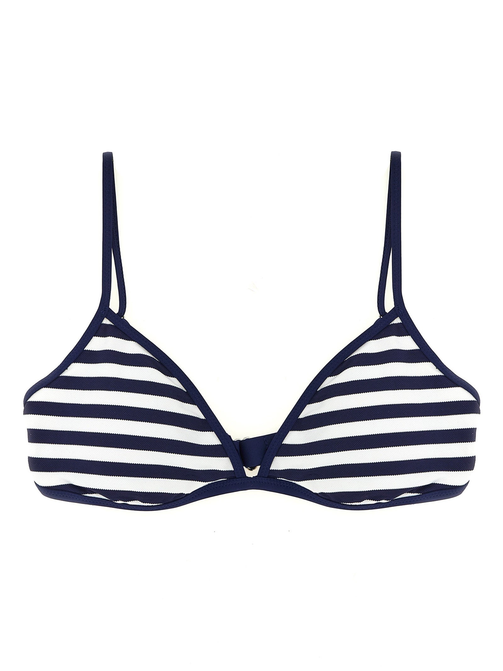 Polo Ralph Lauren Striped Bikini Top Blue