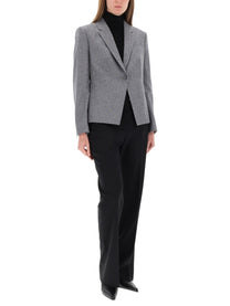 Boss Women's Striped Bootcut Pants Black