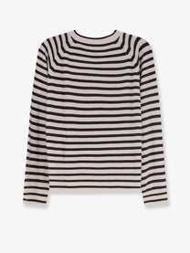 Closed Women's Striped Cashmere Sweater Brown