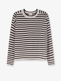 Closed Women's Striped Cashmere Sweater Brown