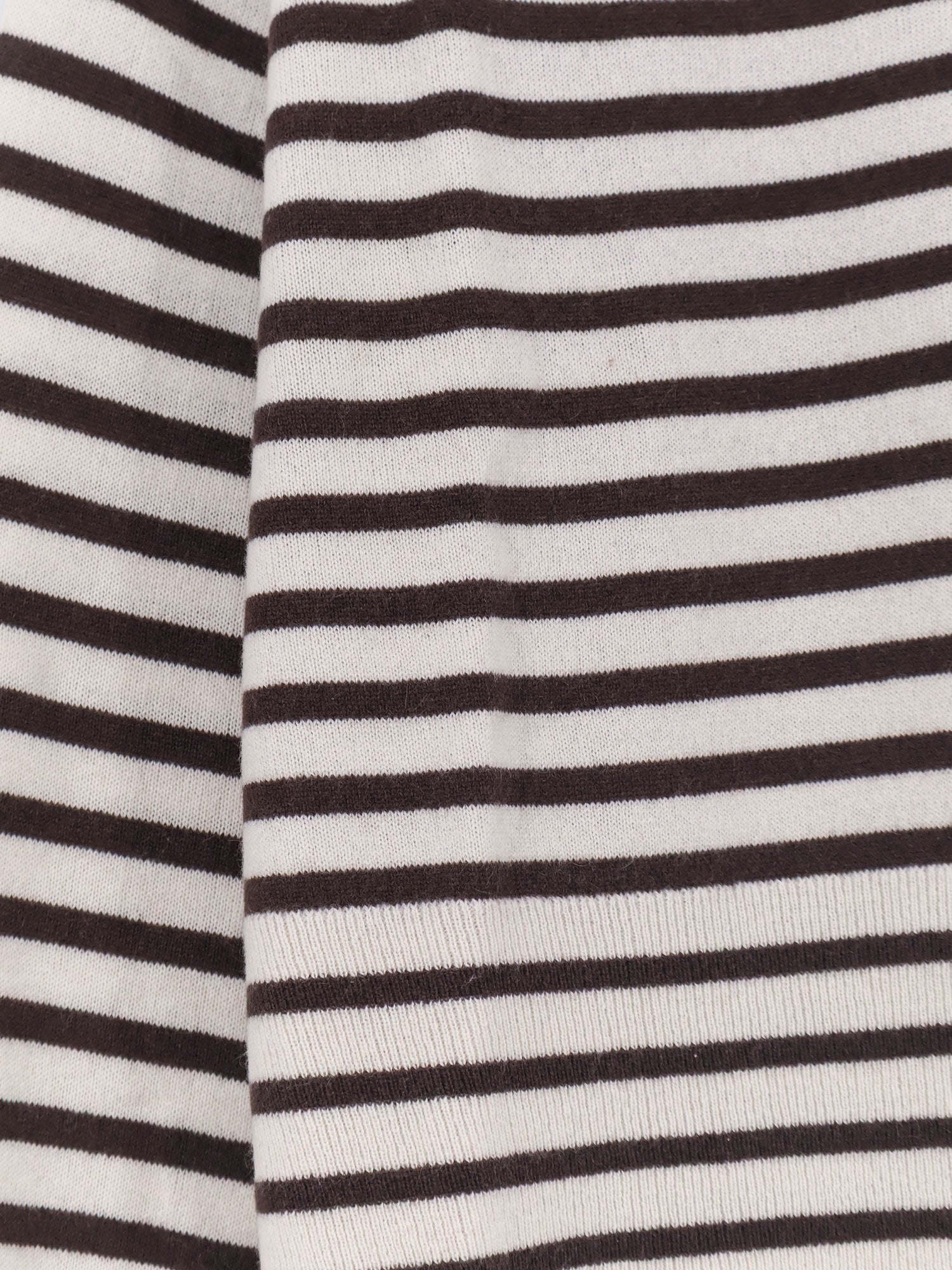 Closed Women's Striped Cashmere Sweater Brown