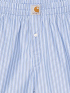 Carhartt Wip Men's Striped Cotton Boxers Curacao, view 2