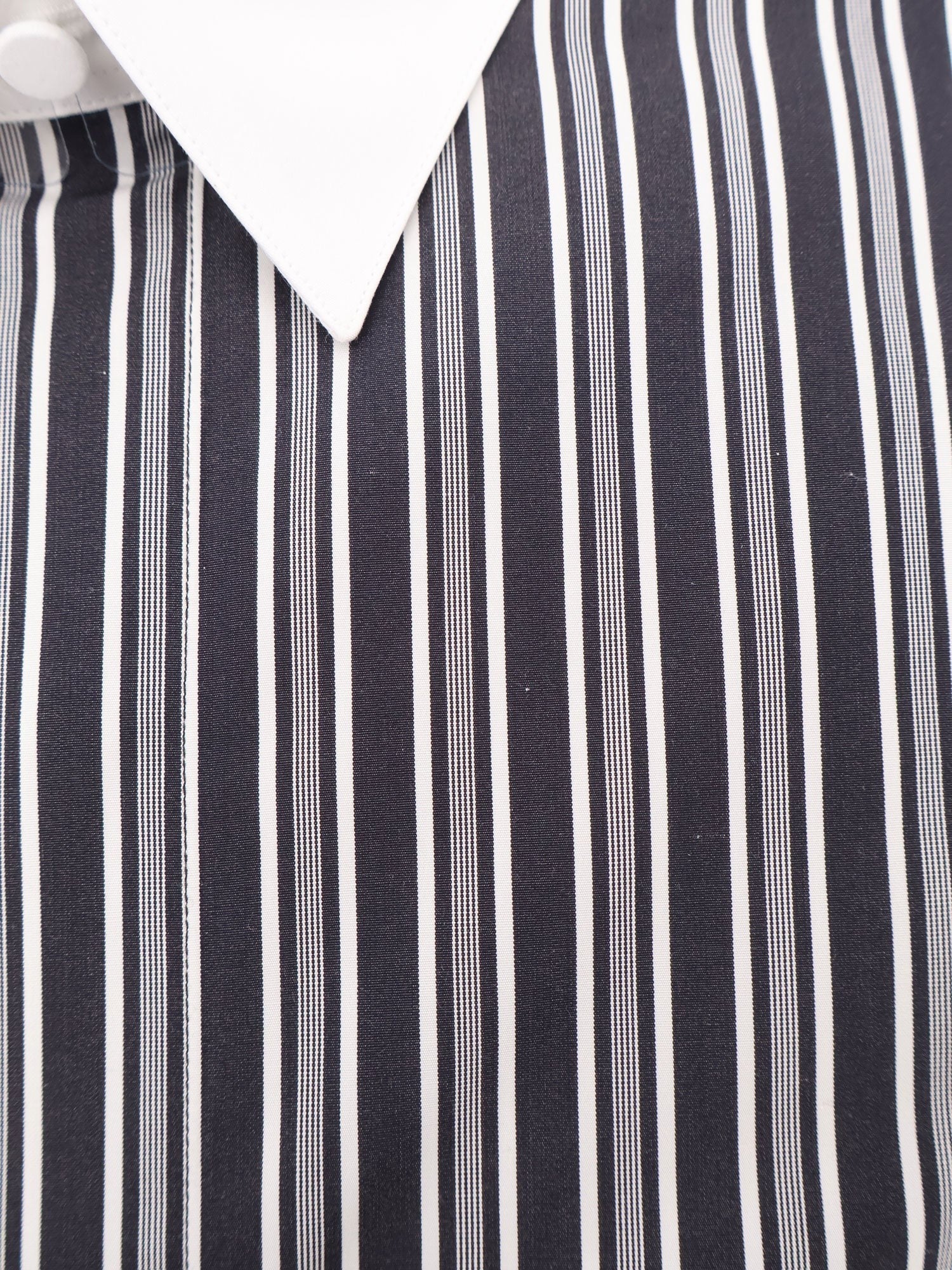 Tom Ford Men's Striped Cotton Shirt Black