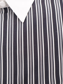 Tom Ford Men's Striped Cotton Shirt Black