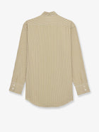 Saint Laurent Women's Striped Shirt Green, view 2