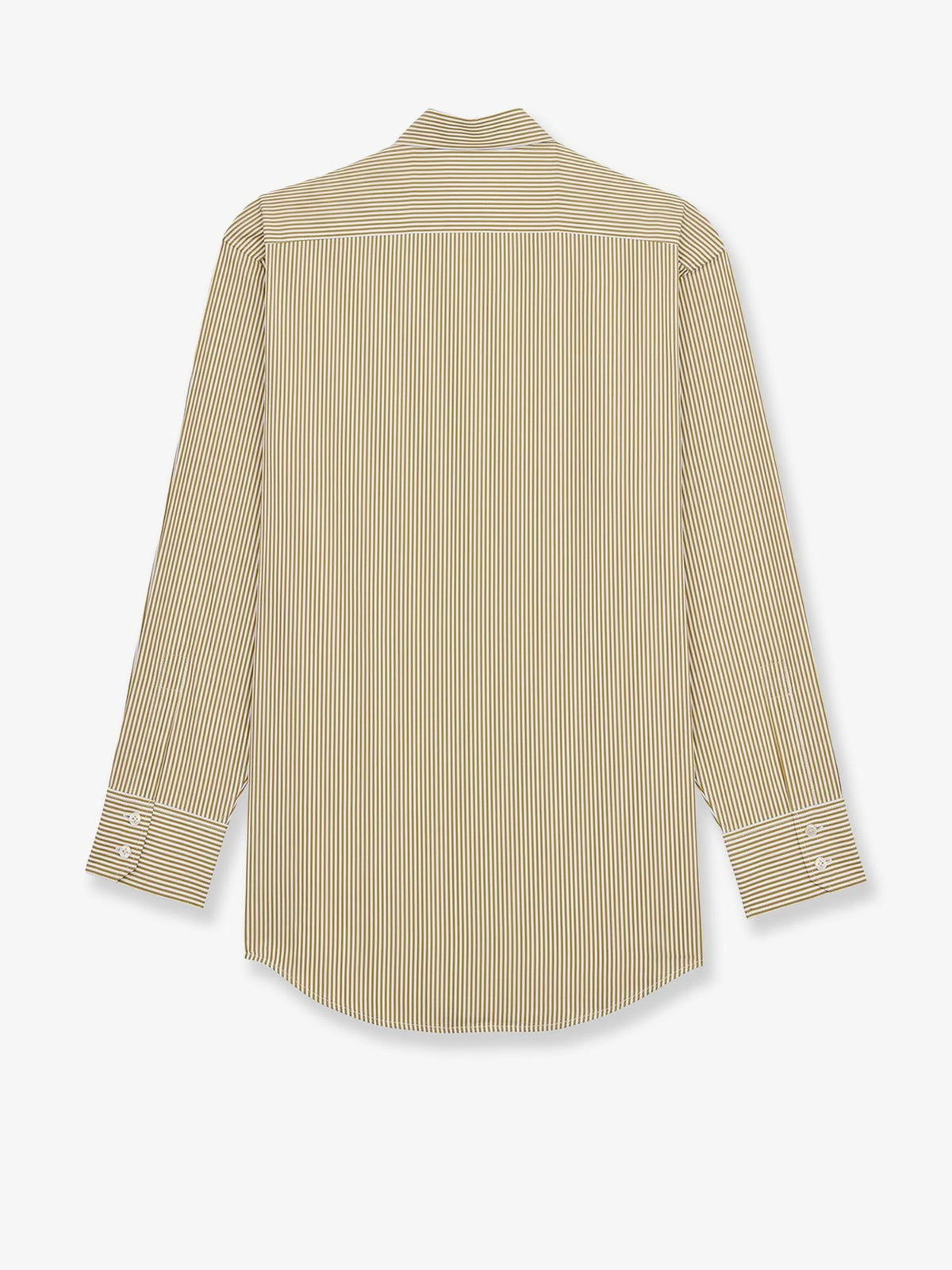 Saint Laurent Women's Striped Shirt Green, view 2