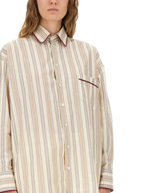 Etro Women's Striped Cotton Shirt Multicolor