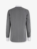 Tom Ford Men's Striped Cotton Shirt Black, view 3