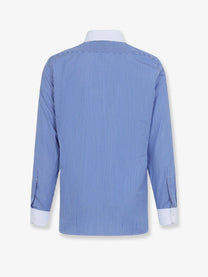 Tom Ford Men's Striped Cottton Shirt White