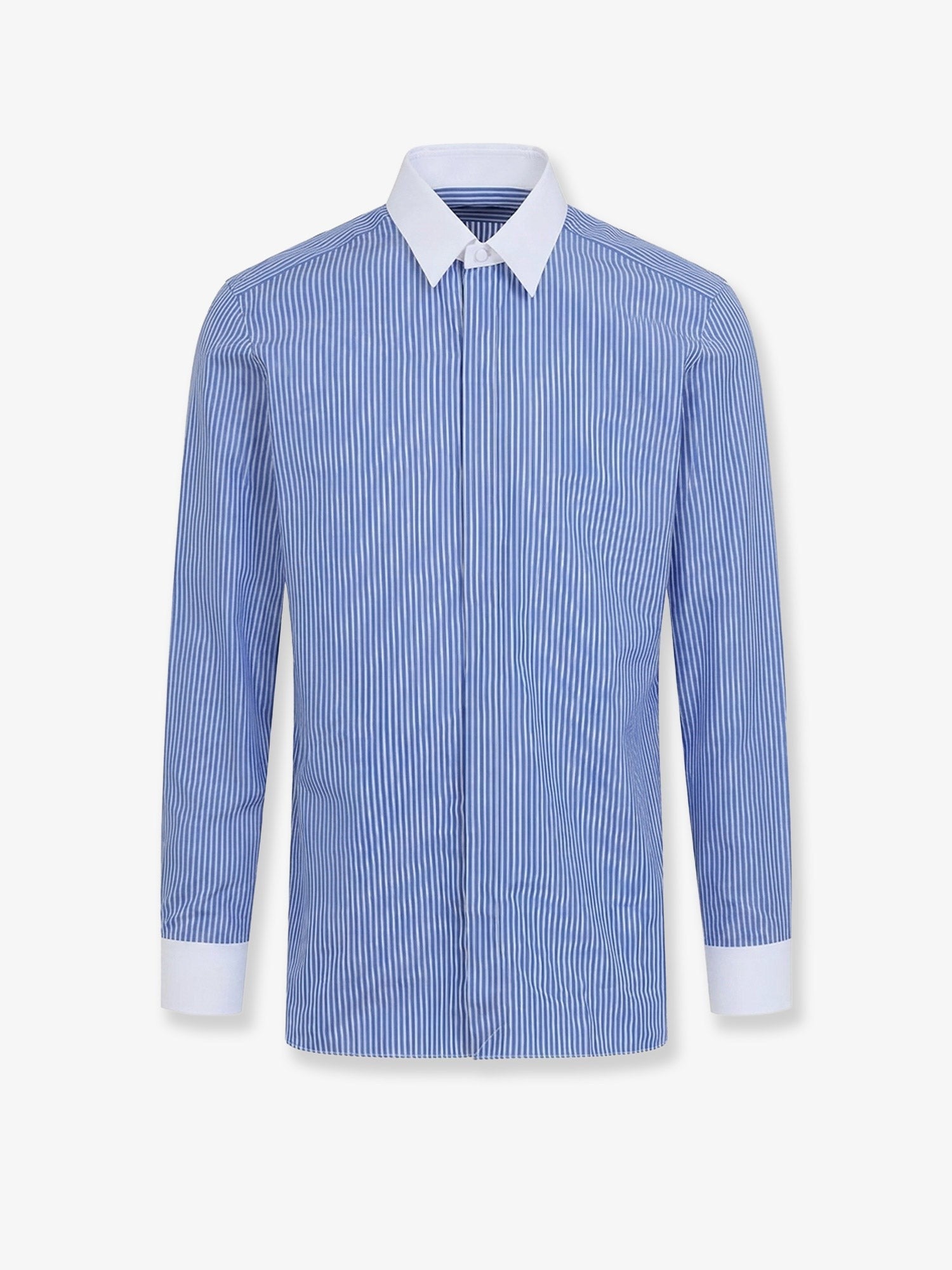 Tom Ford Men's Striped Cottton Shirt White