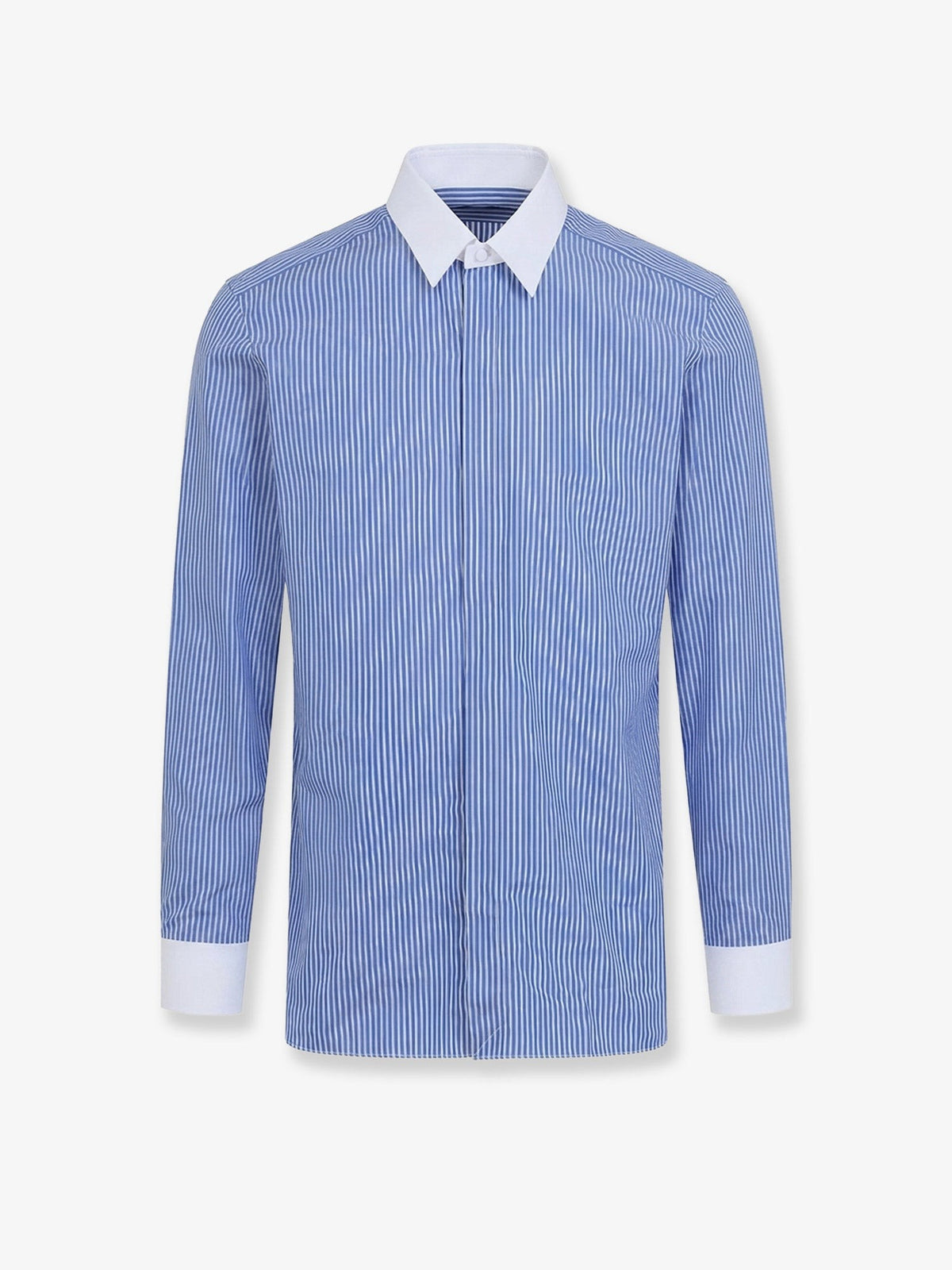 Tom Ford Men's Striped Cottton Shirt White