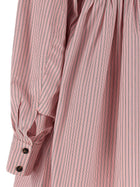 Ganni Striped Dress Blue, view 4