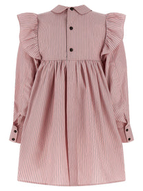 Ganni Striped Dress Blue