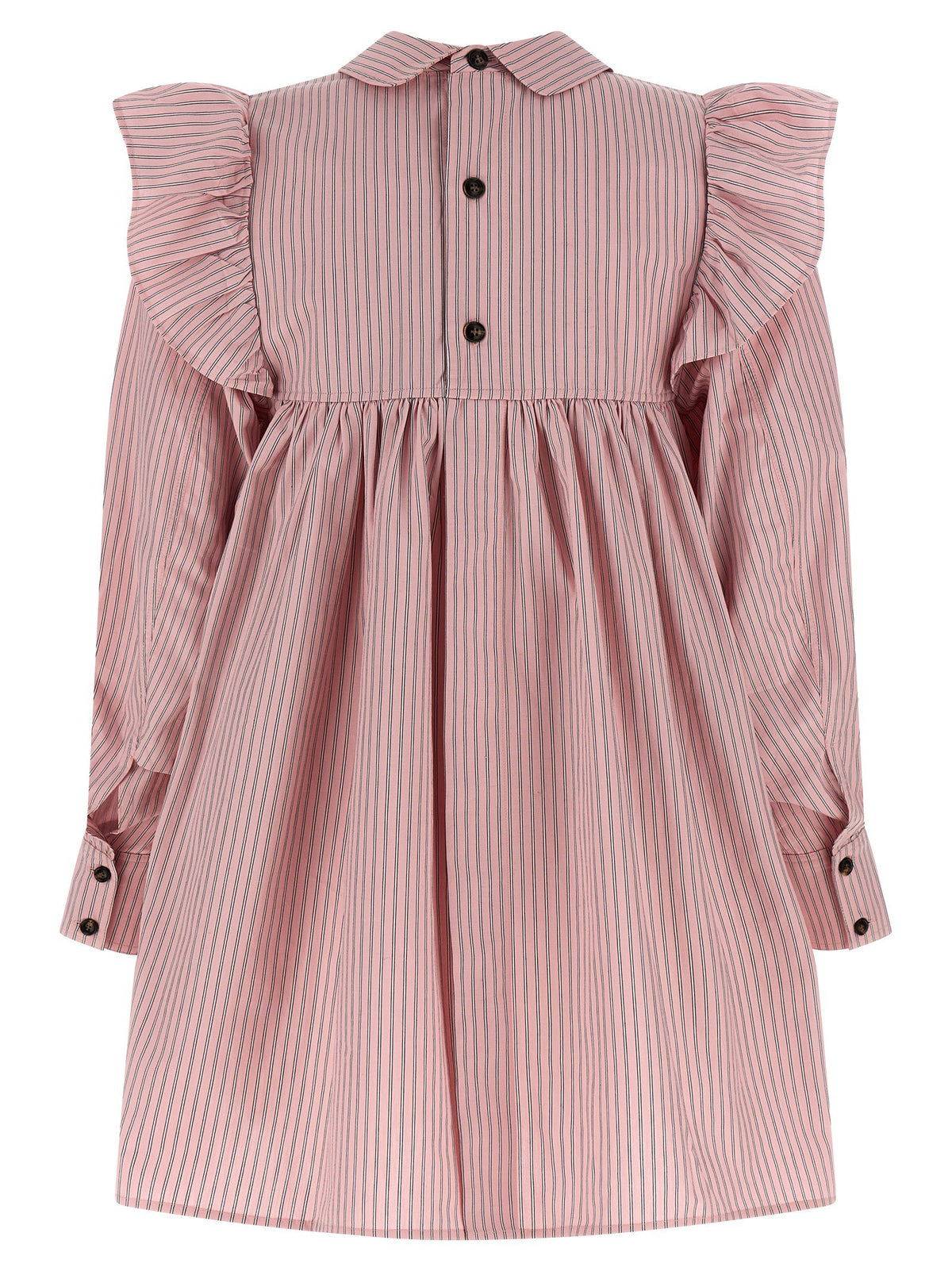 Ganni Striped Dress Blue, view 2