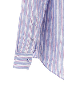 ETRO Striped Linen Shirt Gold
