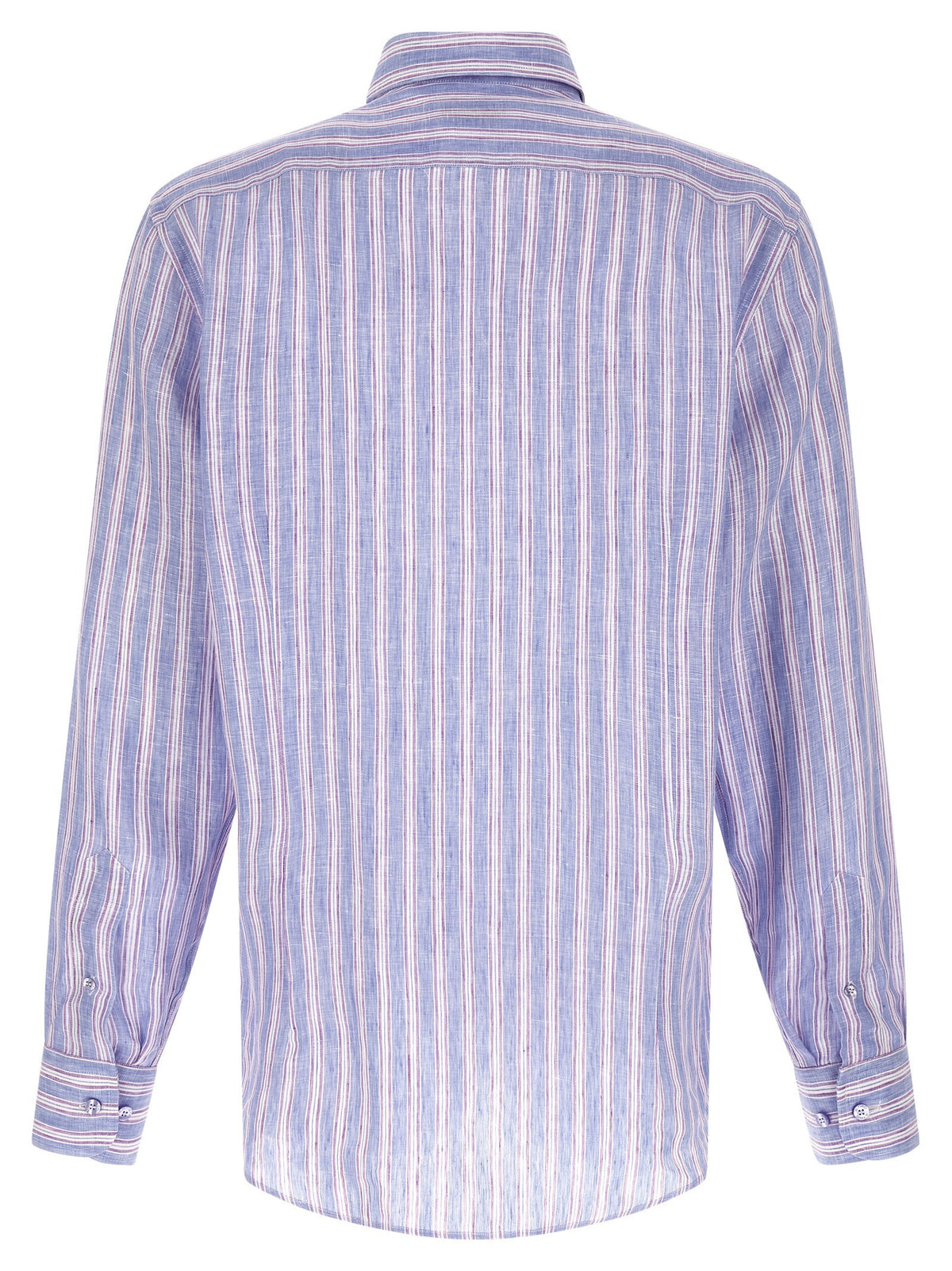 ETRO Striped Linen Shirt Gold