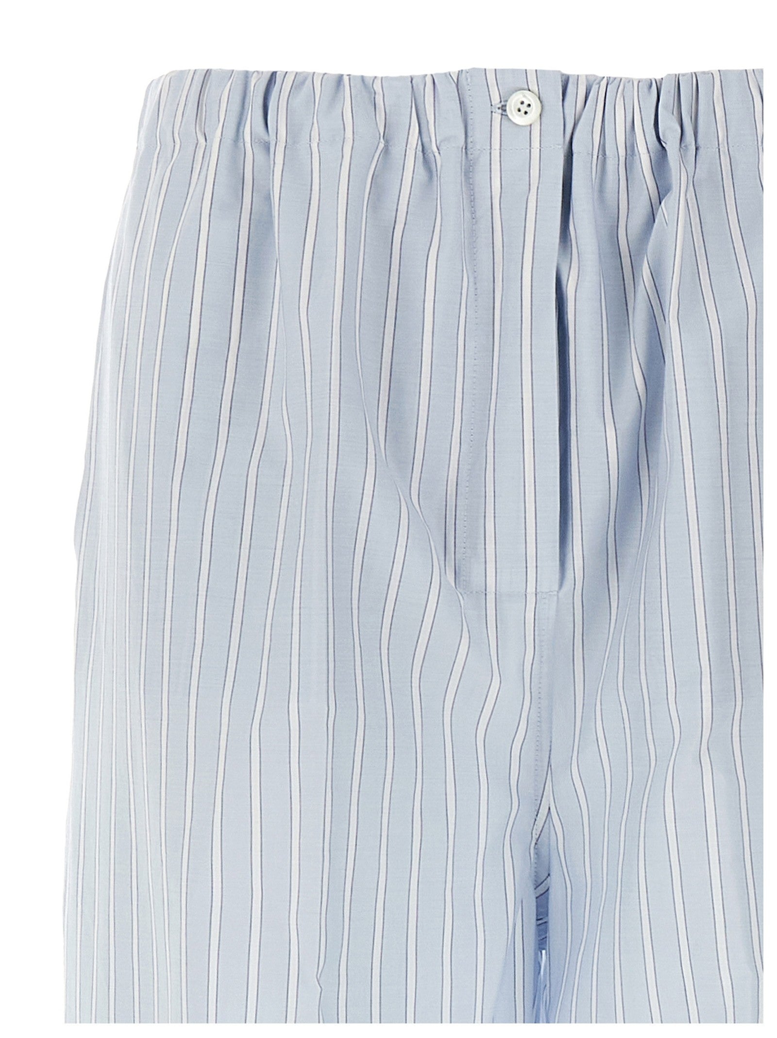 PRADA Striped Pants Blue
