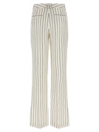 Balmain Striped Pants White, view 2