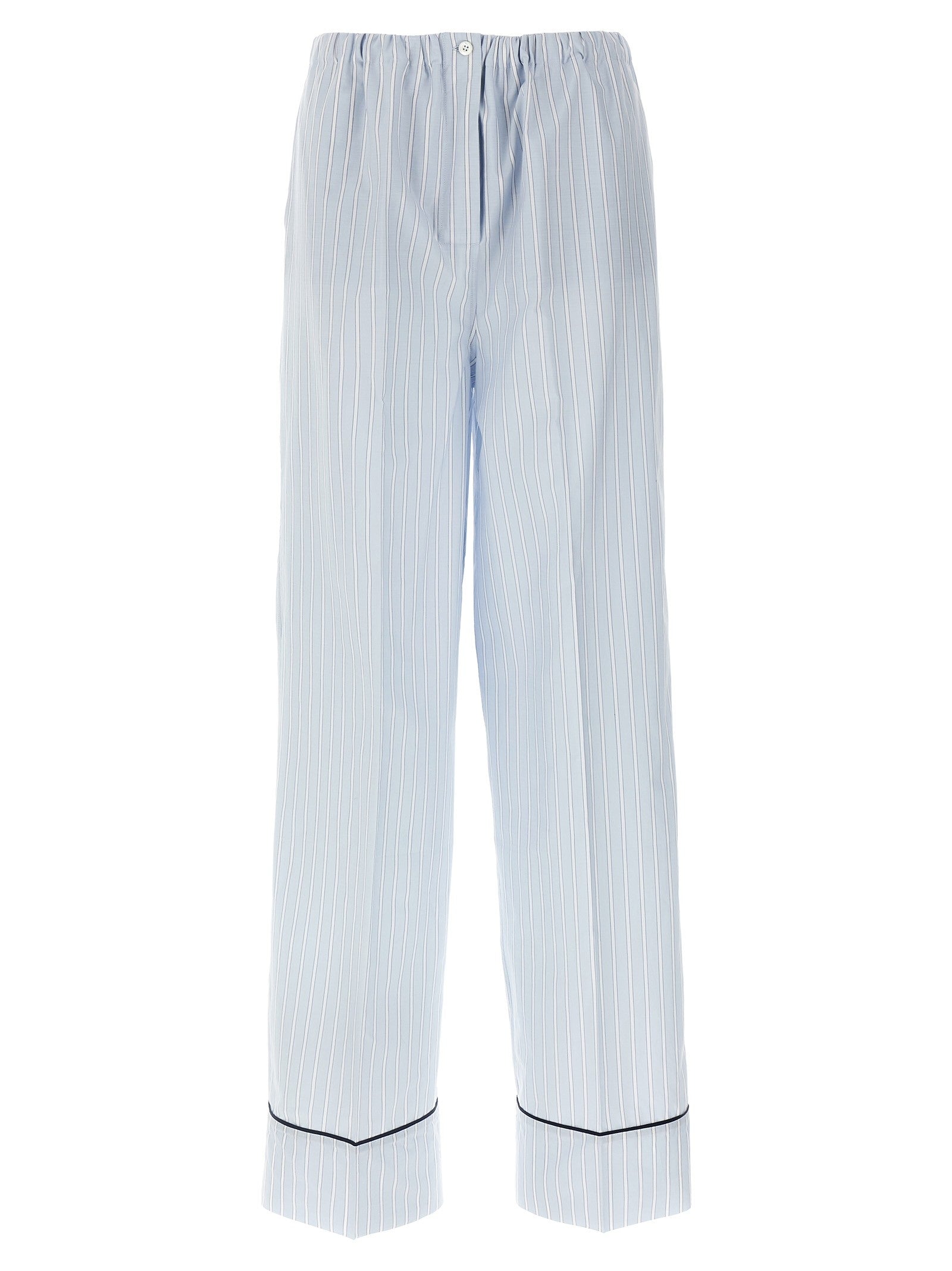 PRADA Striped Pants Blue