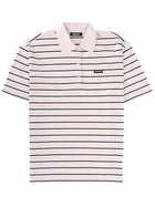 ROTATE Birger Christensen Women's Striped Polo Shirt Blue