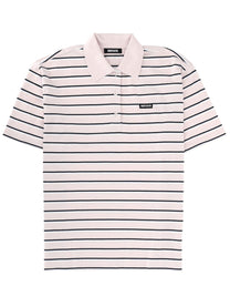 ROTATE Birger Christensen Women's Striped Polo Shirt Blue