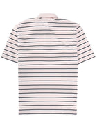 ROTATE Birger Christensen Women's Striped Polo Shirt Blue, view 2