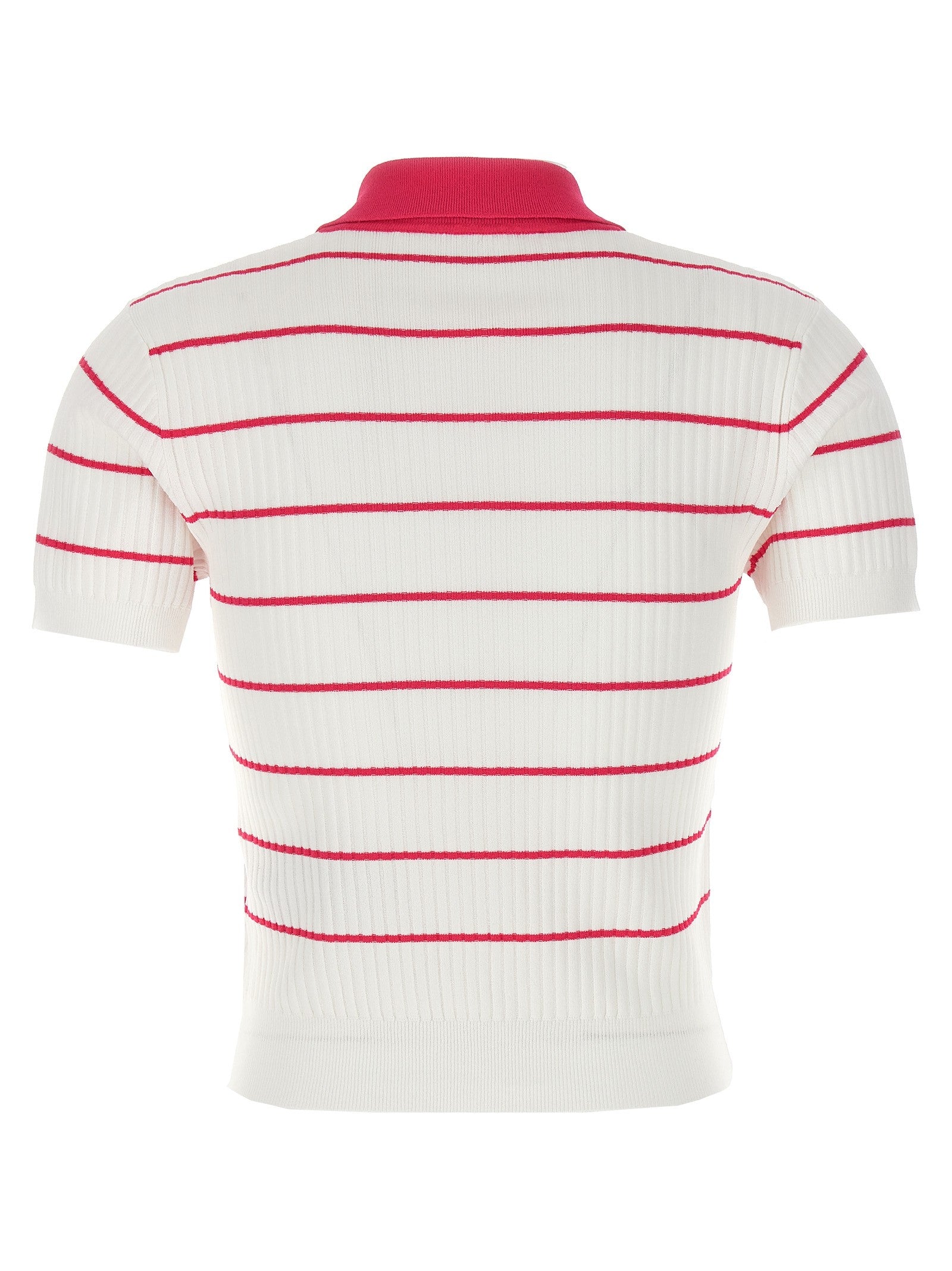 Dsquared2 Striped Polo Shirt Gold