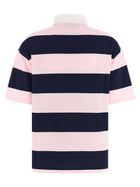 Coperni Striped Polo Shirt Gold, view 2