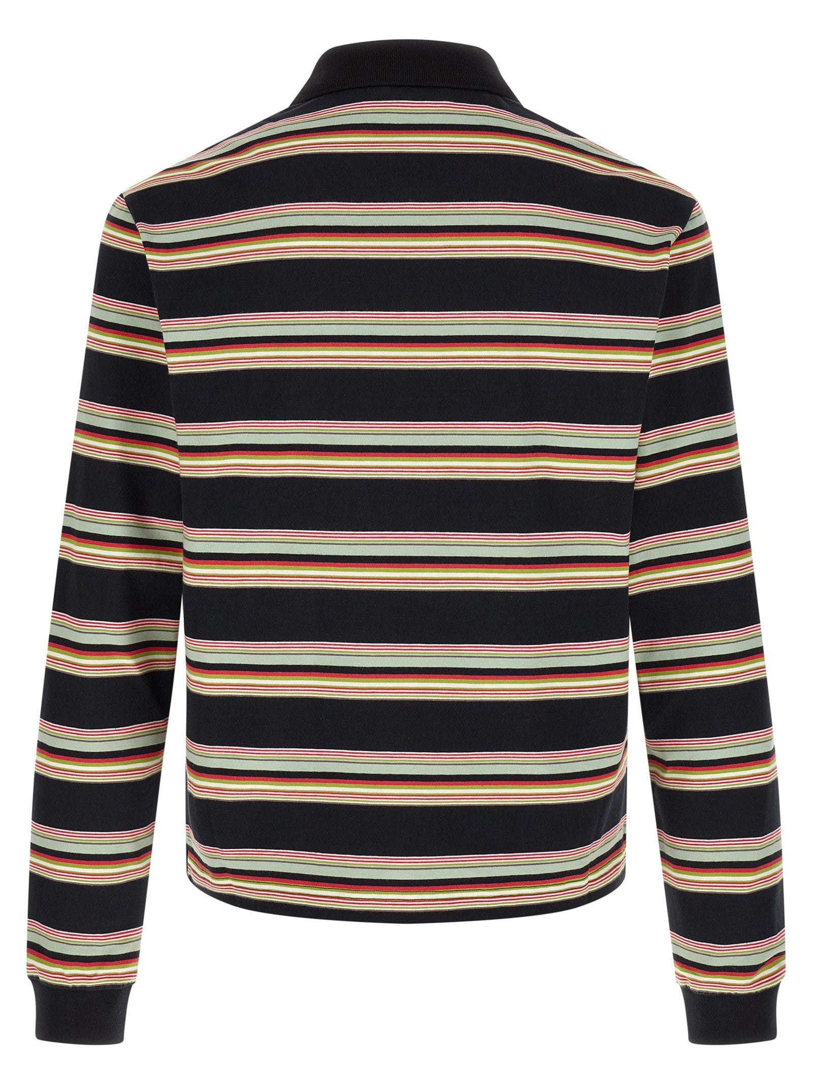 Marni Striped Polo Shirt Gold