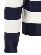 Lacoste Striped Pulover White, view 4