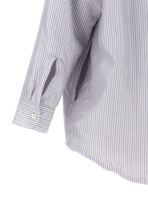 Maison Margiela Striped Shirt Jacket Blue