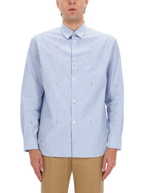 Gucci Men's Striped Shirt Blue