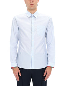 Gucci Men's Striped Shirt Blue