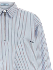 PRADA Striped Shirt Blue
