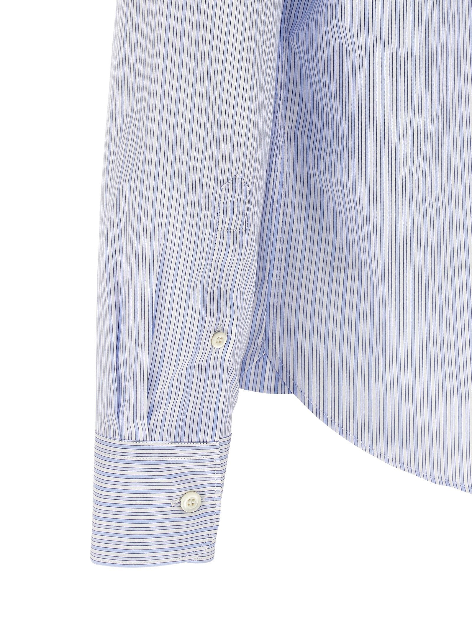 PRADA Striped Shirt Blue