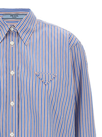 Prada Striped Shirt Gold