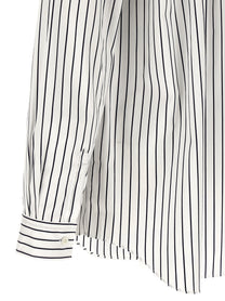 Comme Des Garcons Shirt Striped Shirt White