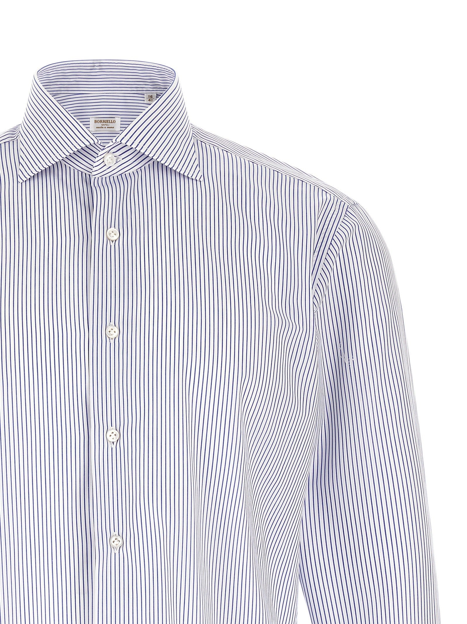 Borriello Striped Shirt Blue