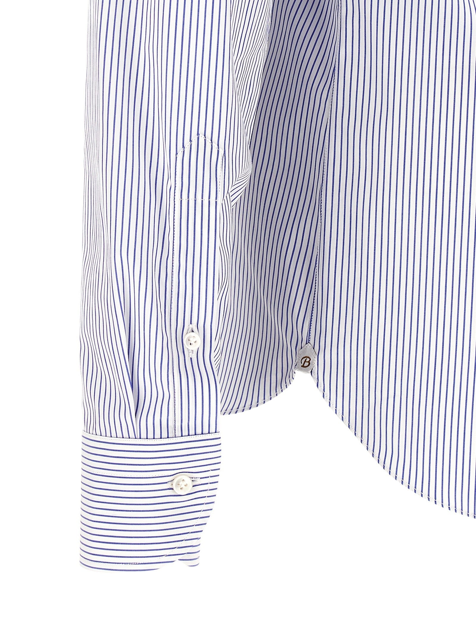 Borriello Striped Shirt Blue