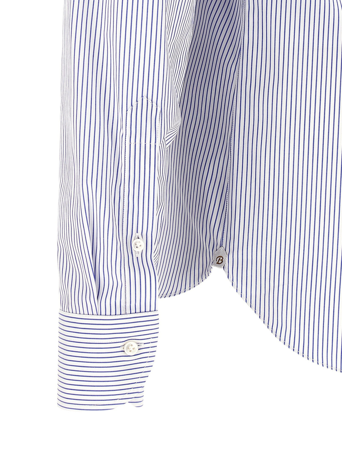 Borriello Striped Shirt Blue, view 4