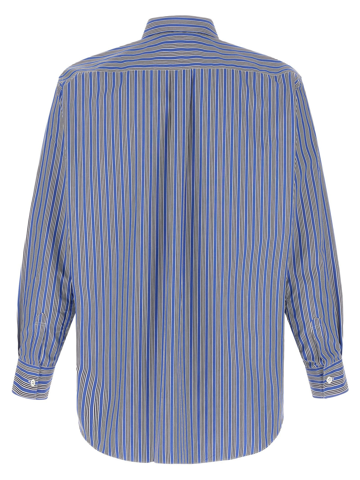Comme Des Garcons Shirt Striped Shirt Blue