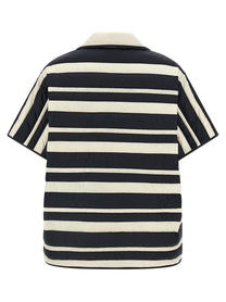 Moncler Striped Shirt Gold