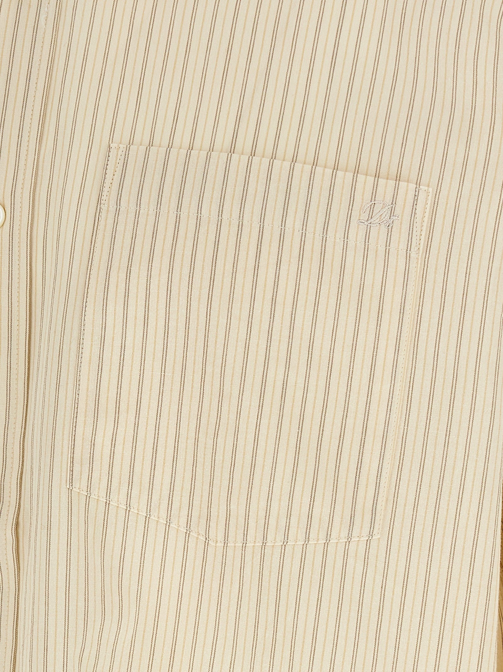 DUNST Striped Shirt Yellow