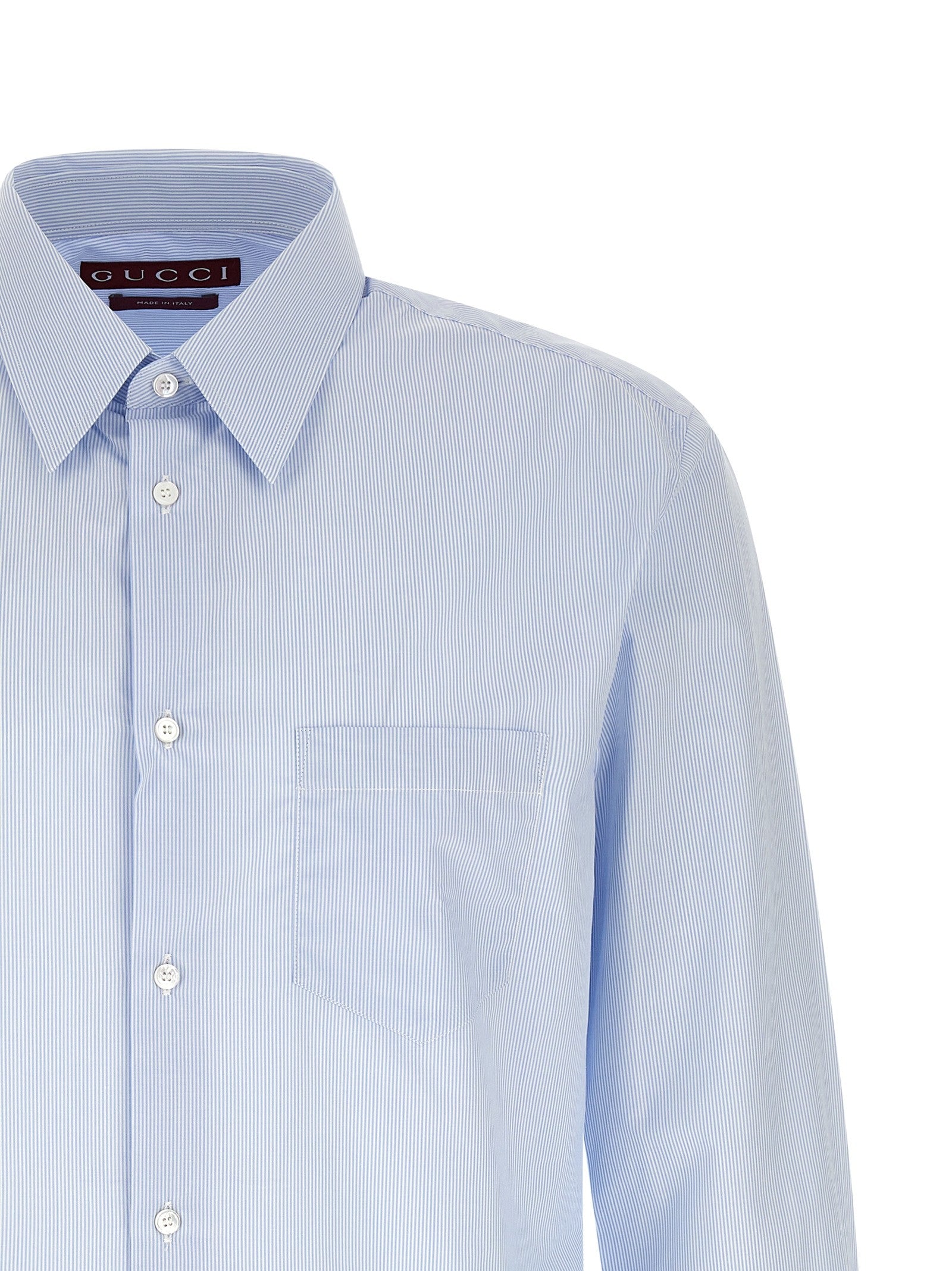 Gucci Striped Shirt Blue