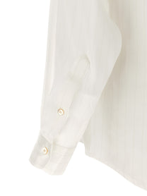 Riviera Project Striped Shirt Beige, view 4
