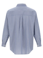 DUNST Striped Shirt Blue, view 2
